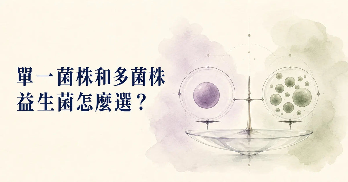 單一菌株和多菌株益生菌怎麼選？