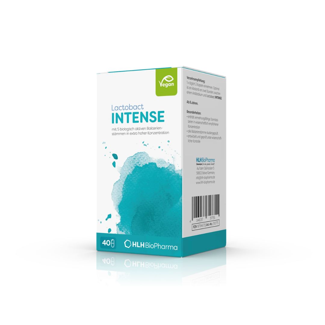 Lactobact Intense Double Dose Probiotics Capsules - Suitable for those taking antibiotics